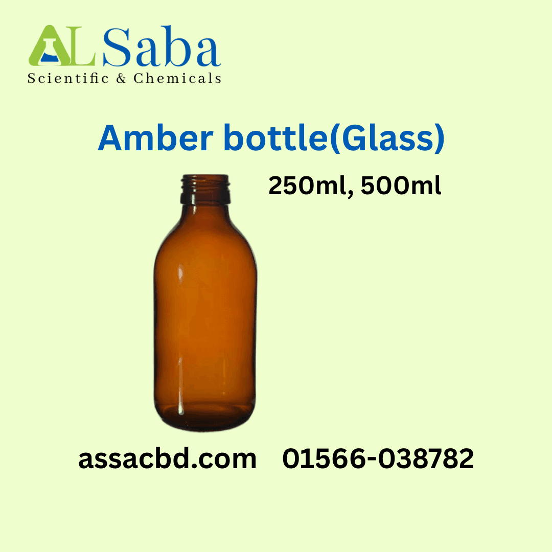 Amber bottle(Glass)-250ml, 500ml